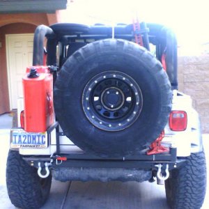 Tire Carrier fab\'d by Shea Irwin in Las Vegas