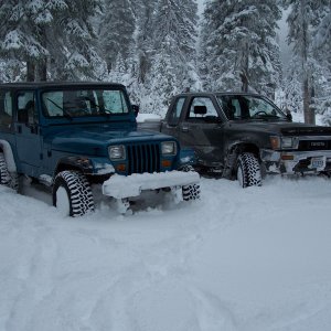 My YJ on Skyline Road