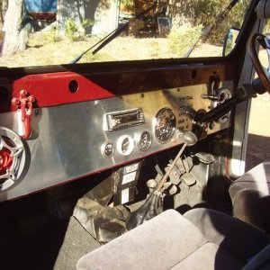 CJ5 Brushed Aluminum Dash