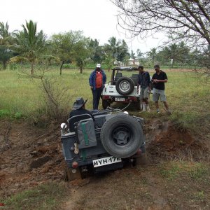 Stuck in mud!