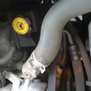 high pressure hose power steering cooling