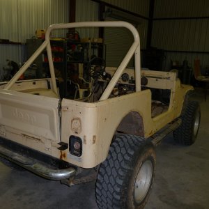 83 CJ7 getting stripped down