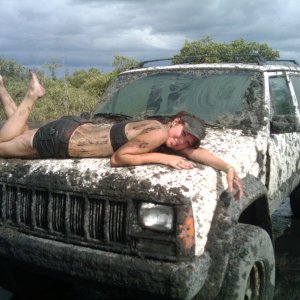 jakbobs jeep at the salt flats