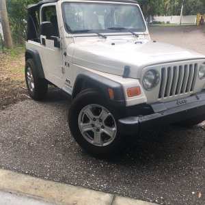 JL tires and wheels on my TJ