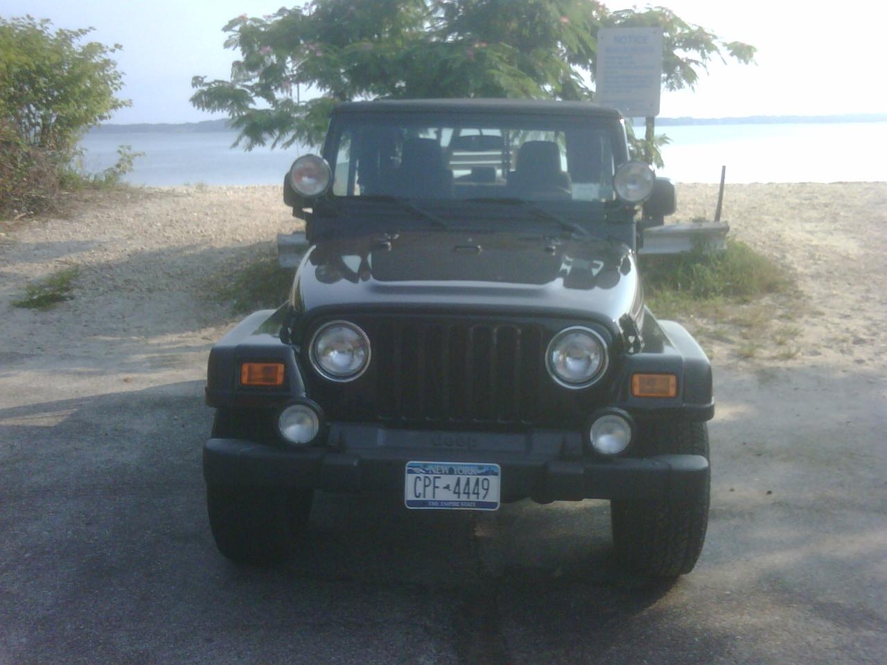 '04 Rubicon at the beach