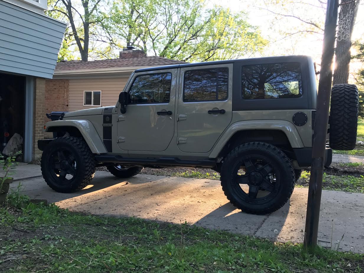 After Mopar lift kit installed