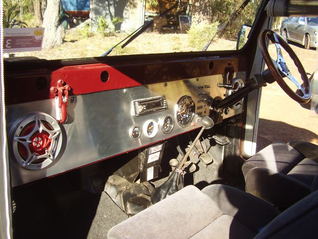 CJ5 Brushed Aluminum Dash