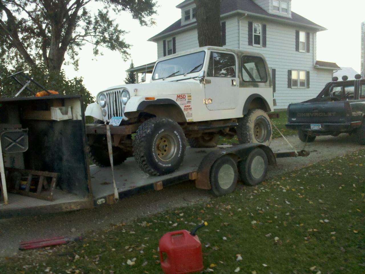 my cj-7 its an 81 with a fiberglass tub