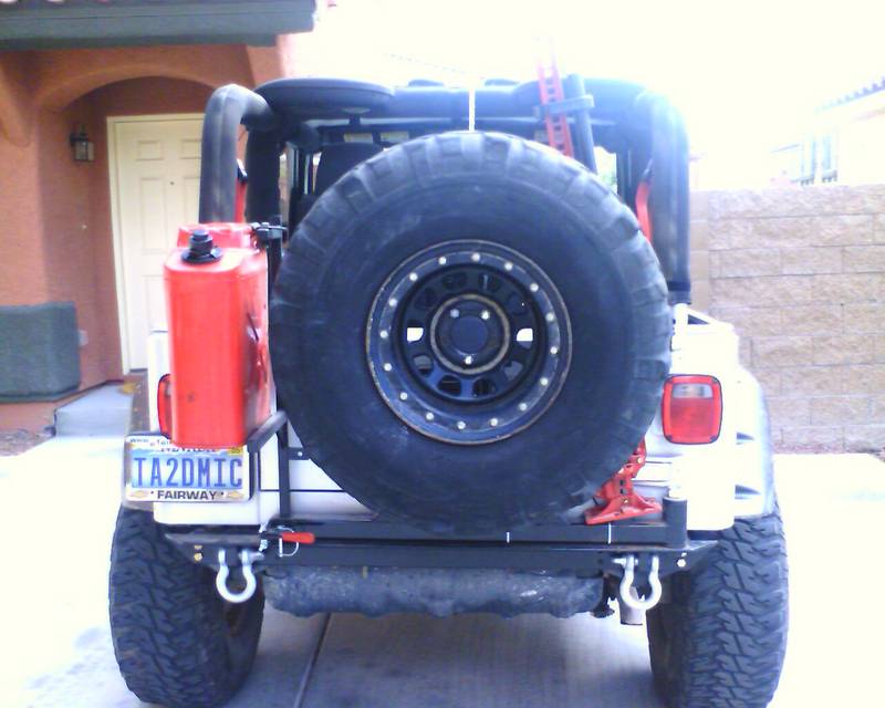 Tire Carrier fab\'d by Shea Irwin in Las Vegas