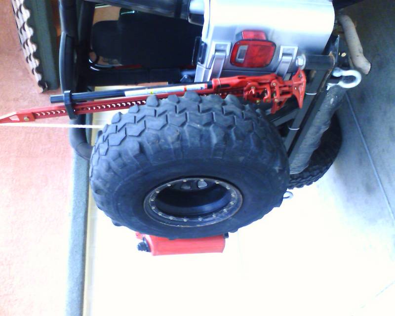 Tire Carrier fab\'d by Shea Irwin in Las Vegas