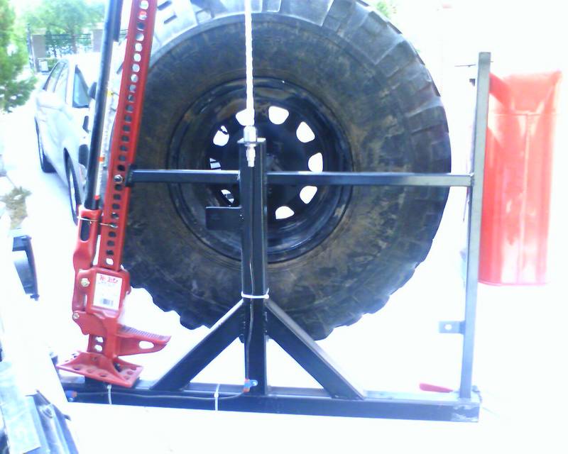 Tire Carrier fab\'d by Shea Irwin in Las Vegas