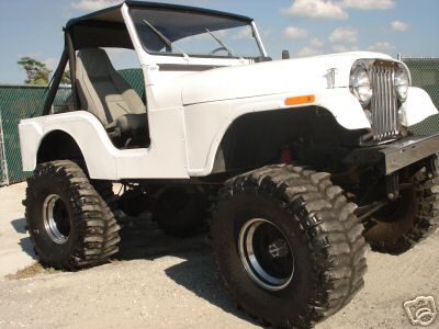 white 75 CJ5