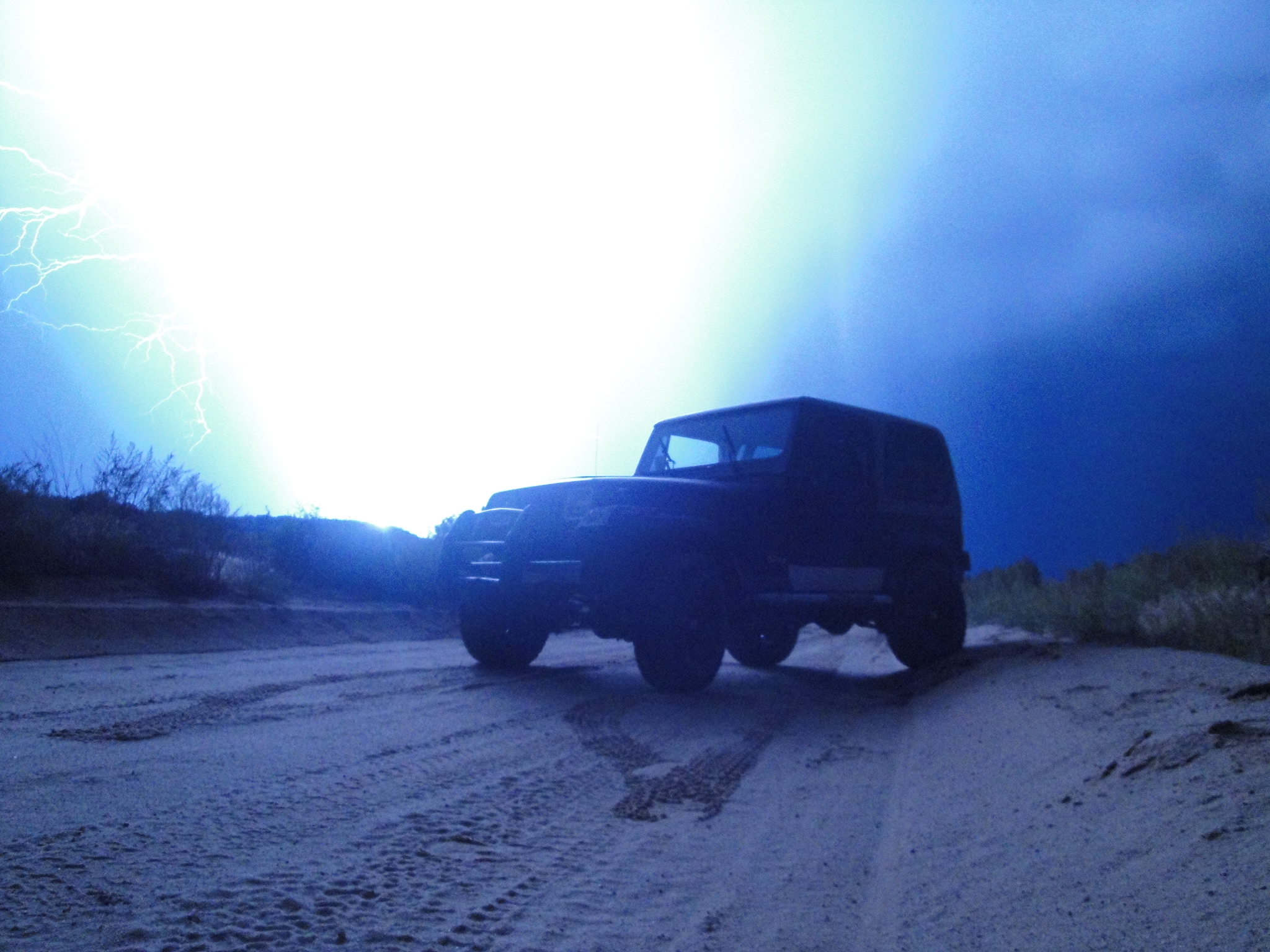 YJ with lightning